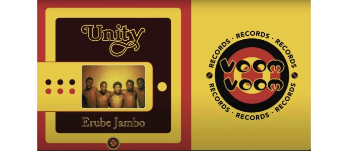 “Erube Jambo” da banda sul-africana Unity. Uma reedição da Voom Voom Records