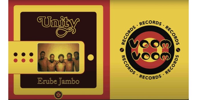 “Erube Jambo” by South African band Unity. A Voom Voom Records reissue